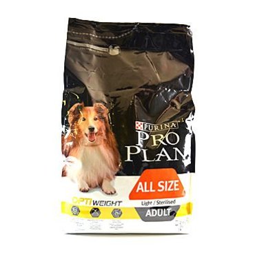 Mazlíčci - ProPlan Dog All Size Adult Light/Sterilised 3kg