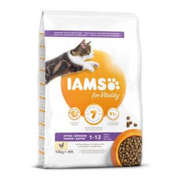 Mazlíčci - Iams Cat Kitten Chicken 10kg